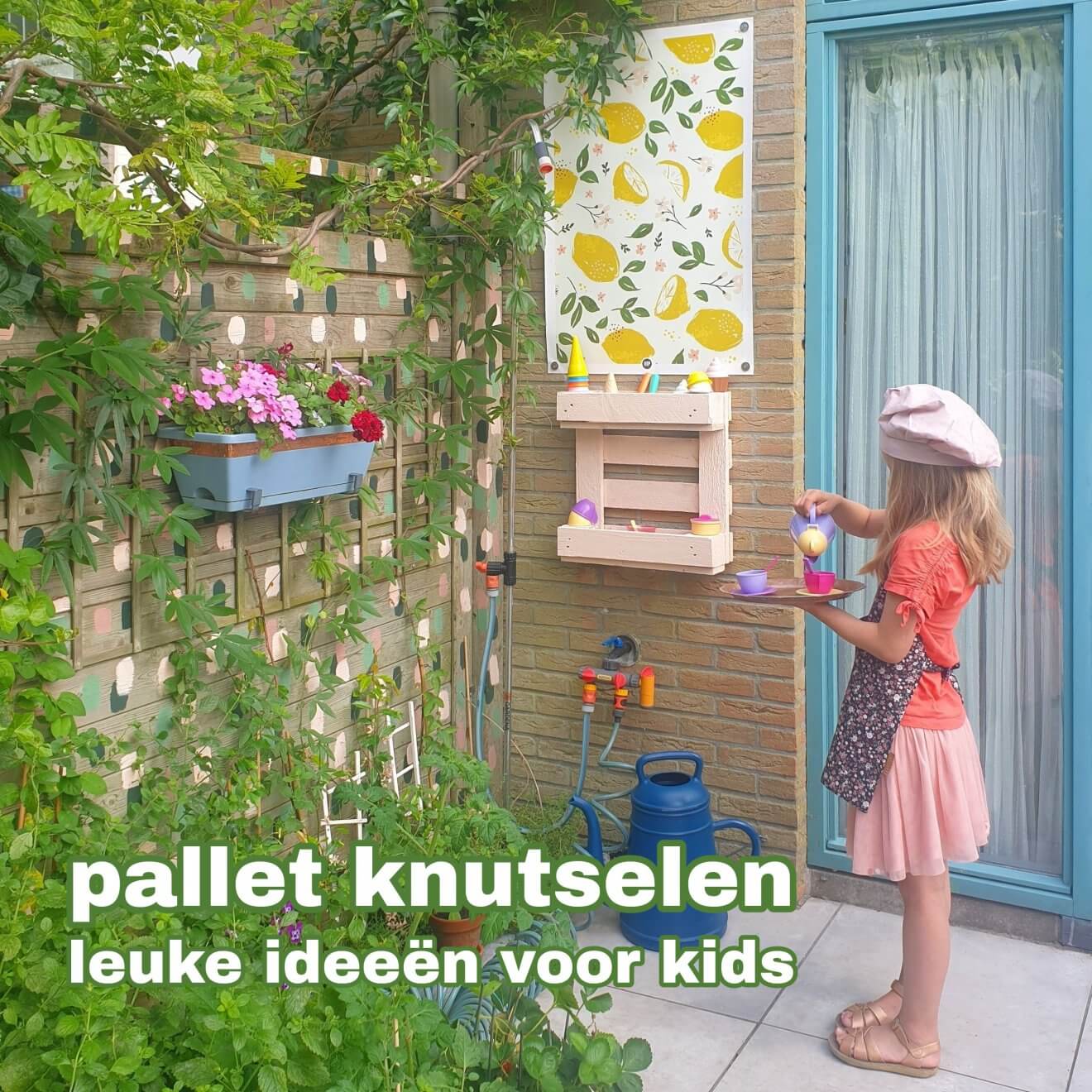 Met een oude pallet kun je super leuke dingen knutselen in de tuin. Ik verzamel hier leuke ideeën!