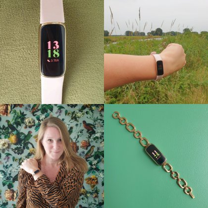Fitbit heeft een activity tracker die ook een heel mooi horloge en schakelarmband is: de Fitbit Luxe.