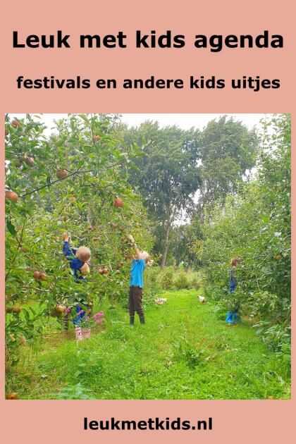 Leuk met kids agenda: festivals en andere uitjes voor kinderen. Veel festivals en markten zijn hartstikke leuk om met de kinderen heen te gaan. Lekker met een hapje en drankje buiten in de lente en zomer met een zonnetje. Met een warm drankje binnen of buiten in de herfst en winter. Ik maakte dan ook een agenda met de leukste festivals en uitjes voor kinderen, gedurende het hele jaar.