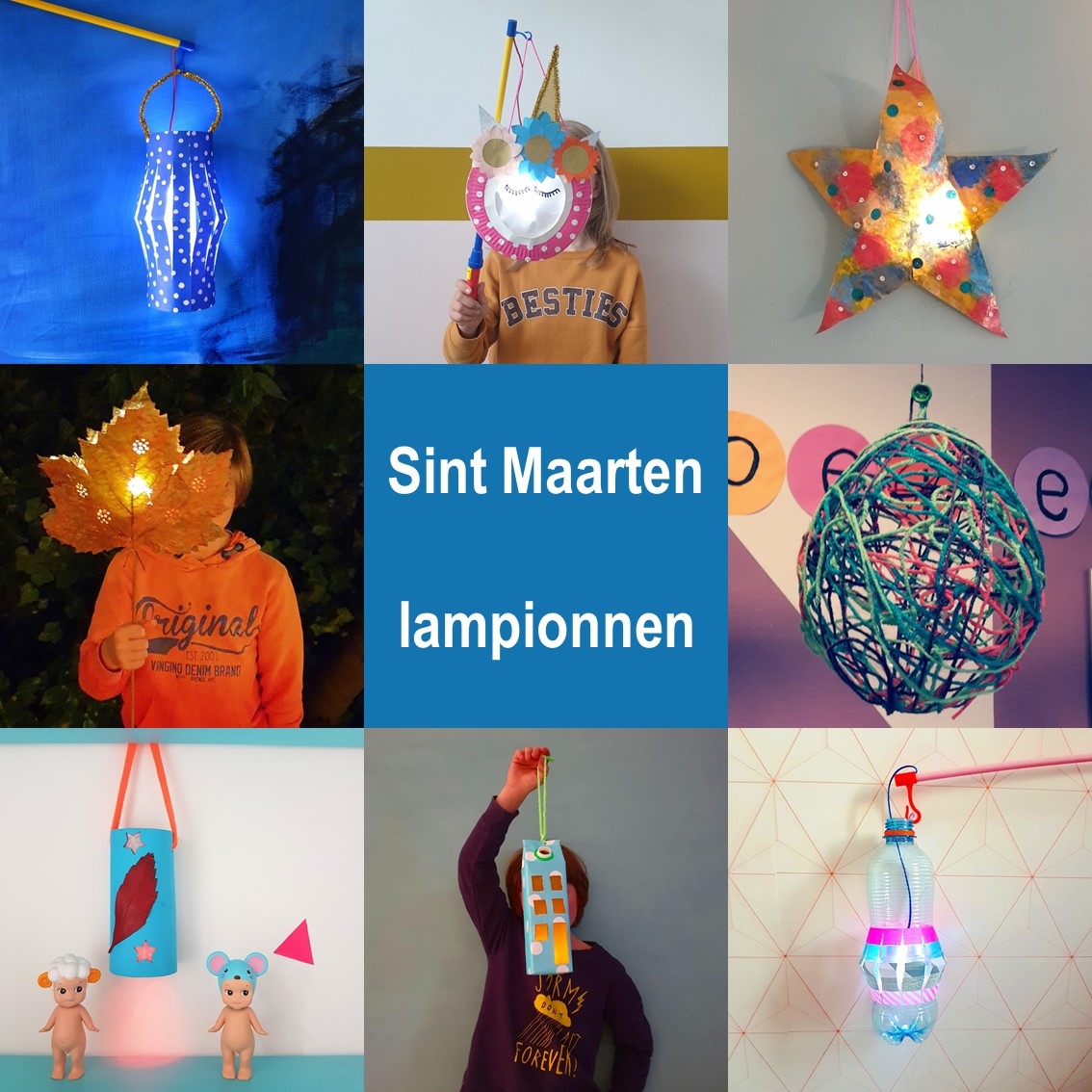 Mooie lantaarn of lampion voor Sint Maarten knutselen: heel veel ideeën. Op 11 november is het weer Sint Maarten, in sommige delen van het land breed gevierd, in andere delen totaal onbekend. Kinderen gaan zingend met lantaarns of lampionnen langs de deuren en krijgen snoep of fruit. Daarom vind je in dit artikel allerlei verschillende lantaarns, om mee te nemen of om neer te zetten voor het huis, in de tuin of op het balkon. Want ieder jaar knutselen we weer een lampion met Sint Maarten :-)