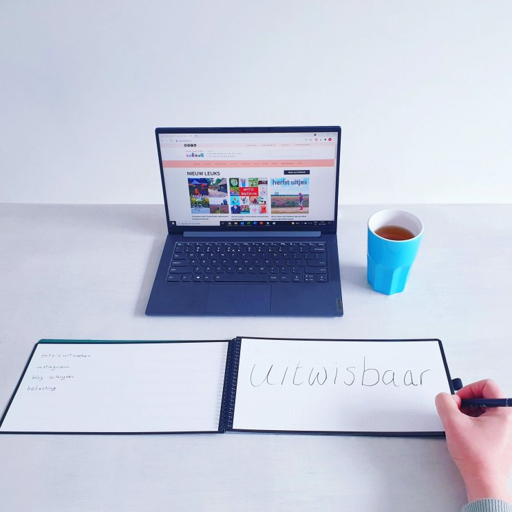 Een whiteboard notitieboek, hoe handig is dat? Bambook maakt uitwisbare notitieboeken, waarin je je tekst weer kunt uitwissen. Dit nieuwe deskbook is speciaal voor op je bureau, je kunt hem voor je toetsenboard leggen. Handig om aantekeningen te maken terwijl je op de computer aan het werk bent. Ze hebben standaard 2 pagina's met een to-do list. Verder kun je kiezen of je lege pagina's wil, of ruiten of  een stippellijn. Er zijn daarnaast allerlei andere formaten, van A5 voor in je tas tot A3 die je ook rechtop kunt zetten.