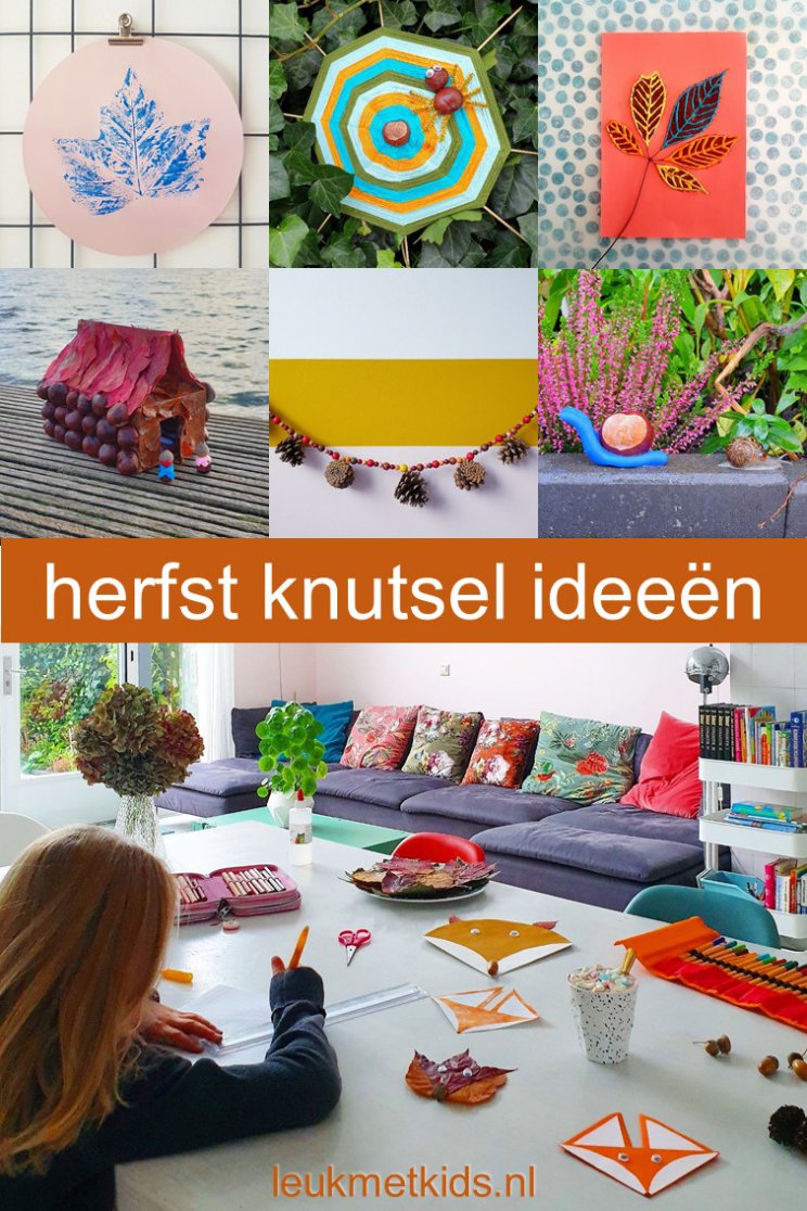 Herfst knutselen met kinderen: blaadjes, kastanjes en meer ideeën. Het is herfst, dus we gaan lekker samen knutselen met de kinderen. Eerst het bos of park in om blaadjes, kastanjes en eikeltjes te verzamelen. Daarna plakken, knippen en verven. Kijk je mee voor inspiratie?