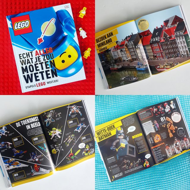 LEGO – echt alles wat je zou moeten weten – stapels LEGO weetjes. Dit is een heel tof boek voor grote en kleine LEGO fans, met alles wat je wil weten over de kleine gekleurde bouwsteentjes. In het boek wordt de eerst de ontstaansgeschiedenis van LEGO beschreven. Daarnaast wordt stilgestaan bij de ontwikkeling van zowel de basissteentjes als de bomen, huisdieren en accessoires. Ook allerlei innovaties worden beschreven, zoals de power functie. Voor een kind van nu is het soms moeilijk voor te stellen dat er vroeger minder kon met LEGO.