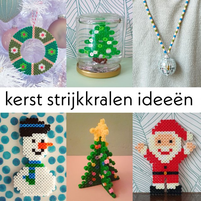 Kerst knutselen met strijkkralen: leuke Leuk met kids