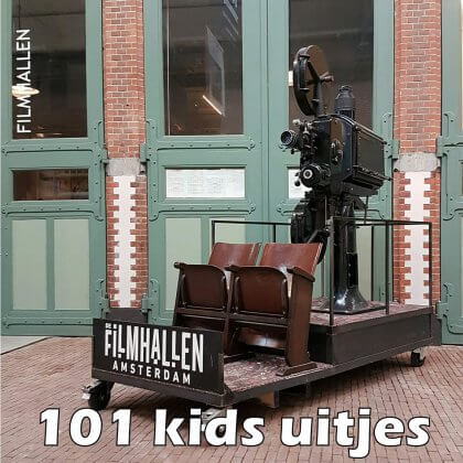  101 leuke uitjes met kinderen in Nederland en België – binnen en buiten. De Hallen in Amsterdam West met de Food Hallen en de Film Hallen.