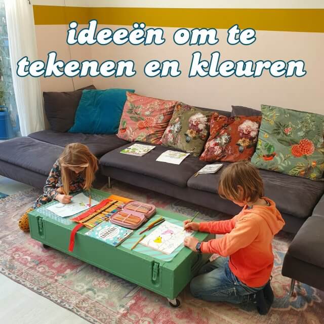 Ideeën om te tekenen en kleuren voor kinderen. Kids kunnen er uren zoet mee zijn: lekker tekenen. In dit artikel vind je heel veel leuke Ideeën om te tekenen en kleuren voor kinderen. Aquareltekenen, dingen natekenen, kleurplaten, stempelen, stoepkrijten, handletteren en meer.