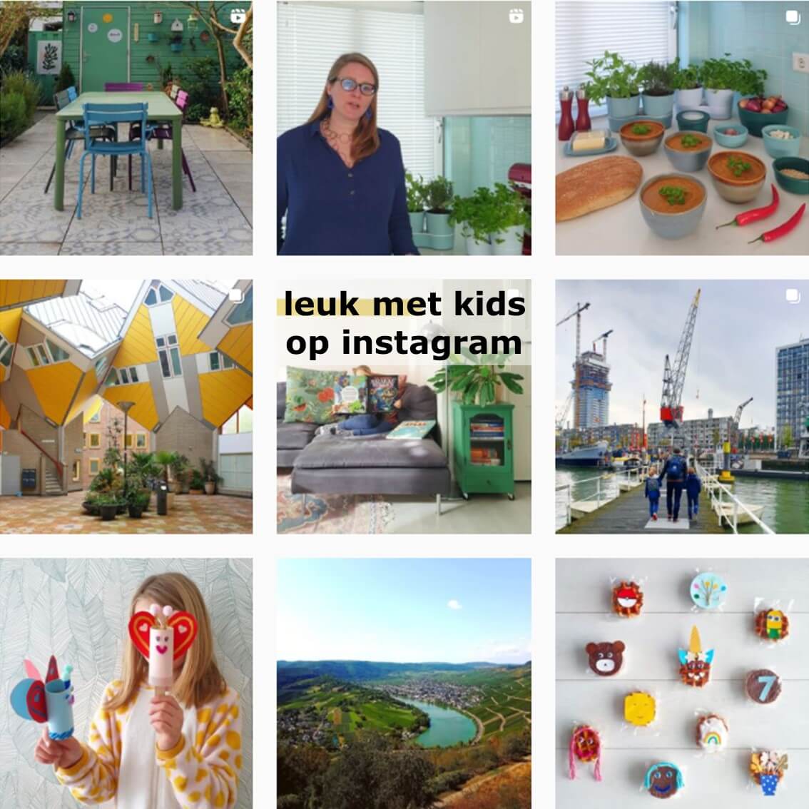 leuk met kids op instagram