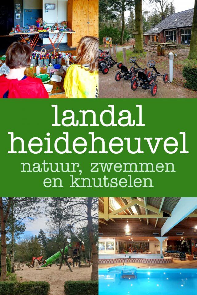 Landal Heideheuvel review: Veluwe natuur, knutselen en zwembad. Landal Heideheuvel ligt op de Veluwe, in Beekbergen vlakbij Apeldoorn. Wij boekten er een weekje met de kinderen. Om te genieten van de natuur op de Veluwe. Maar ook om te knutselen in het atelier en te zwemmen in het zwembad.