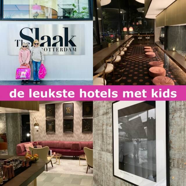 Kindvriendelijke hotels in Nederland: overnachten met kinderen en tieners. Hoe fijn is het om een weekendje weg te gaan met de kinderen. Naar een stad, of juist naar zee of het bos. Daarom verzamel ik leuke kindvriendelijke hotels in Nederland, fijne plekken om te overnachten met kinderen en tieners. Dit is hotel The Slaak Rotterdam in Kralingen. 