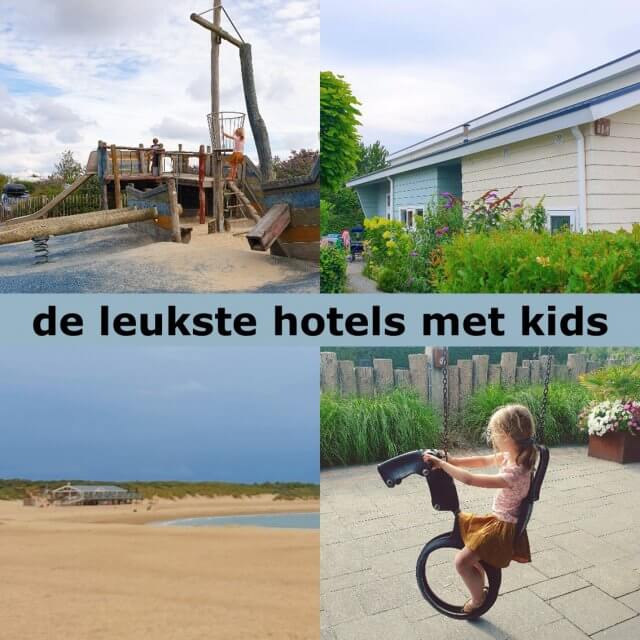 Kindvriendelijke hotels in Nederland: overnachten met kinderen en tieners. Hoe fijn is het om een weekendje weg te gaan met de kinderen. Naar een stad, of juist naar zee of het bos. Daarom verzamel ik leuke kindvriendelijke hotels in Nederland, fijne plekken om te overnachten met kinderen en tieners. Strandpark de Zeeuwsche Kust in Schouwen Duiveland is vlakbij zee.