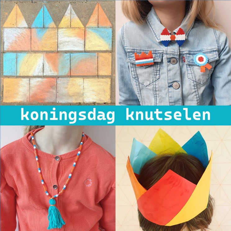 Knutselen voor Koningsdag en Oranje. Onze kinderen gingen op zoek naar leuke ideeën om te knutselen voor Koningsdag en Oranje. Ze bedachten super toffe knutselwerkjes met papier, wc rollen, pijpenragers, strijkkralen en stoepkrijt. Kijk je mee?