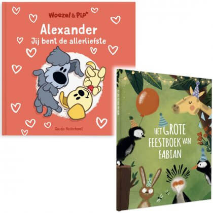 Een boek met naam is een heel leuk persoonlijk verjaardagscadeau.