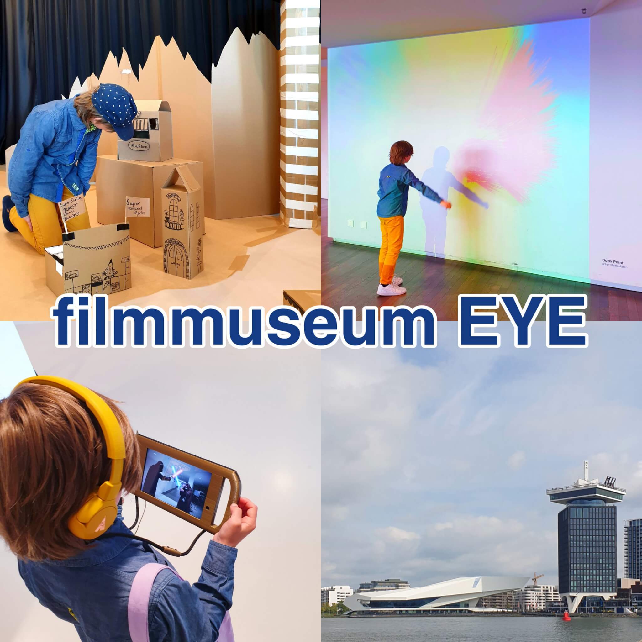 Filmmuseum EYE: leuk museum uitje met kinderen in Amsterdam Noord. Op een prachtige plek aan het IJ in Amsterdam Noord ligt filmmuseum EYE. Het is een absolute eye catcher op de noordelijke IJ-oever. Maar weet je dat het filmmuseum EYE ook een leuk museum uitje met kinderen is?