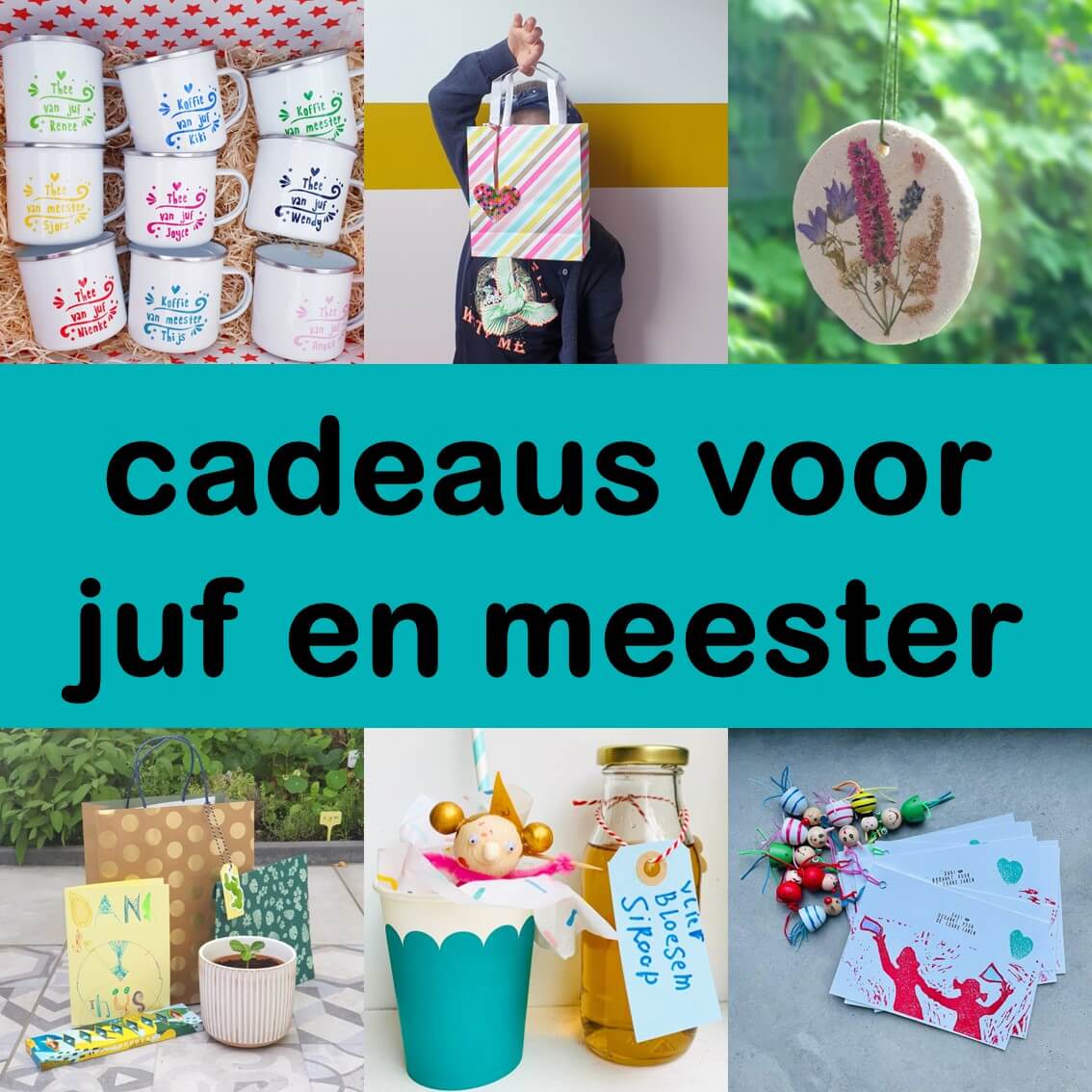 leukste cadeau ideeën voor de juf of meester: knutselen en shoppen met kids