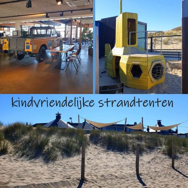 De leukste kindvriendelijke strandtenten in Nederland: zomer met kinderen. Lekker wandelen of zwemmen in zee, een meer of rivier en vervolgens relaxen bij een strandtent, bij voorkeur met speeltuin. Zoals Parnassia aan Zee in Overveen bij Bloemendaal. Een strandtent met mooie houten speeltuin en een heuse gele onderzeeër oftewel Yellow Submarine.