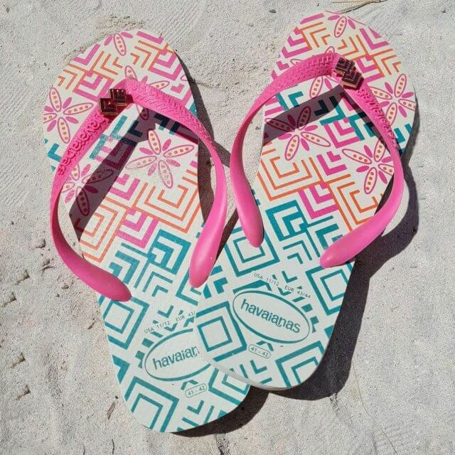 Havaianas zijn handig voor het strand