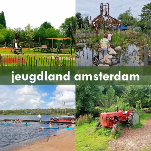 Speeltuin Jeugdland Amsterdam, met huttenbos en blotevoetenpad. Jeugdland is waarschijnlijk de bekendste speeltuin van Amsterdam. En wat ons betreft ook de leukste, met onder meer een huttenbos, zwemstijger, blotevoetenpad, heel veel bloemen en ruimte om te lekker te ravotten. Kijk je mee? 