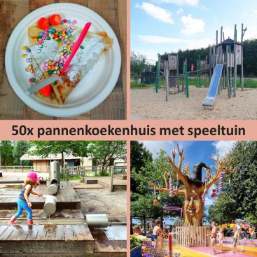 Pannenkoekenhuis met speeltuin: 50 kindvriendelijke restaurants. Het is een ideale plek om te eten met kinderen: een pannenkoekenhuis met speeltuin. Daarom maakte ik een lijstje met pannenkoekenrestaurants in heel Nederland, met binnenspeeltuinen en buitenspeeltuinen. 