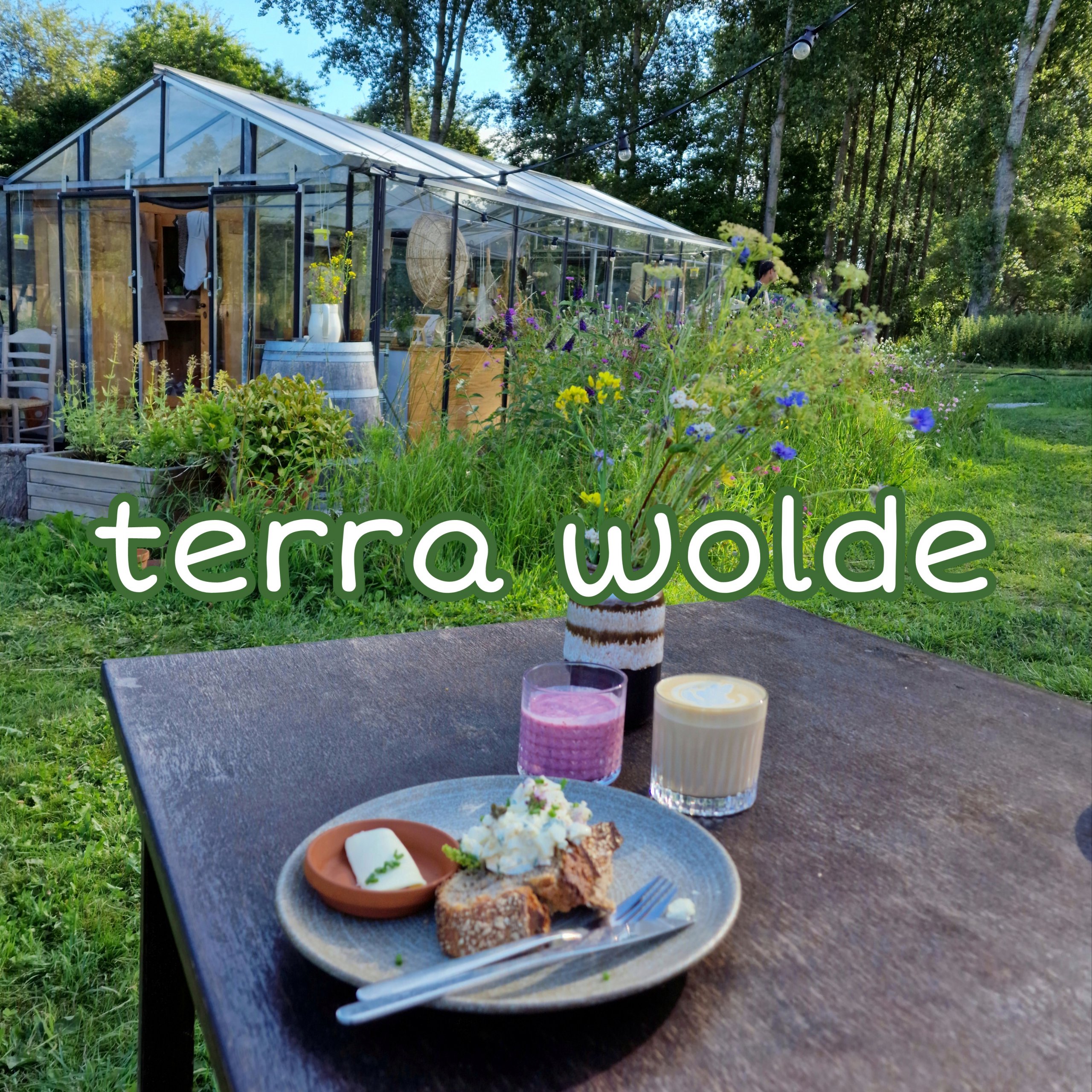 Terra Wolde met kinderen: eco buiten hotel en luxe camping. Wat een fantastische plek met kinderen: Terra Wolde. Dit eco paradijsje ligt in het Horsterwold bij Zeewolde in Flevoland. Een duurzaam buiten hotel annex luxe camping, midden in de natuur. Met het heerlijke restaurant Pomponius, waar je eet in en uit de tuin, tussen de bloemen.