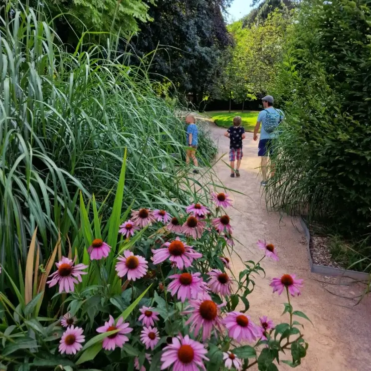 Overnachten op doorreis in Frankrijk: hotels, campings en huisjes. Dit is Rouen, we sliepen hier bij Novotel Suites, een hotel met familiekamers. Dit is de Jardin des Plantes.