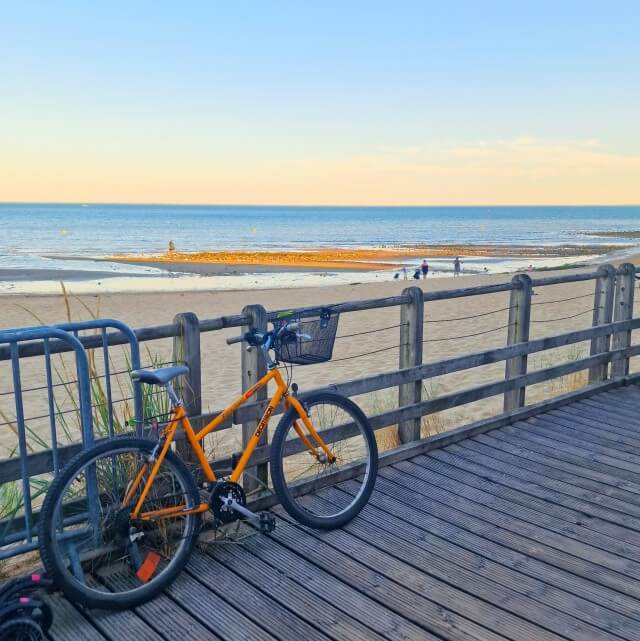 De boulevard van la Tranche sur Mer.