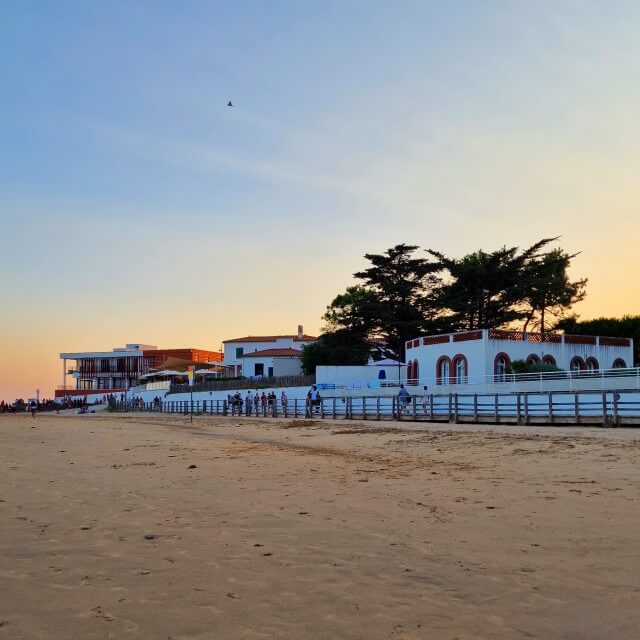 De boulevard van la Tranche sur Mer