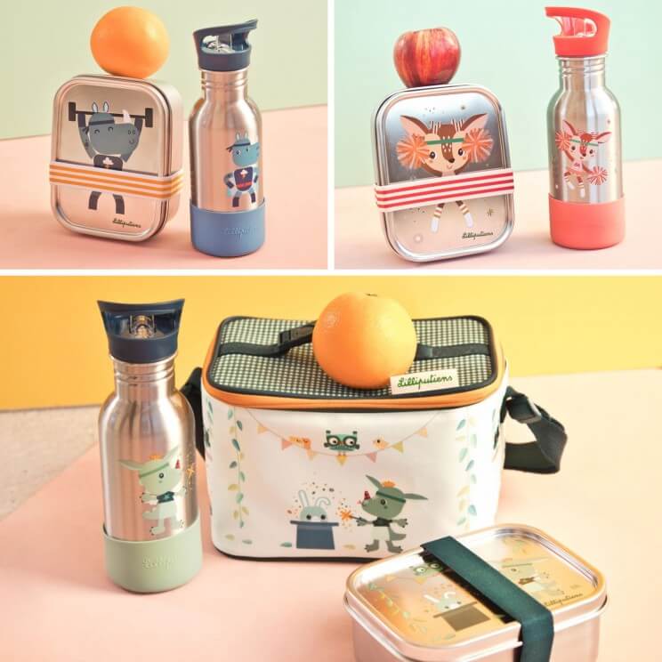 De leukste drinkbekers en broodtrommels voor kinderen op school. Leuk voor kleintjes: deze Lilliputiens broodtrommels en broodtasjes.