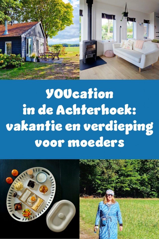 YOUcation in de Achterhoek: vakantie en verdieping voor moeders. Een vakantie in je eentje, met tijd voor voor verdieping, een absolute aanrader voor moeders! Afgelopen week verbleef ik in Laren in de Achterhoek, bij B&B De Brenschutte. Voor een YOUcation, een mini vakantie om te ontspannen en om na te denken.