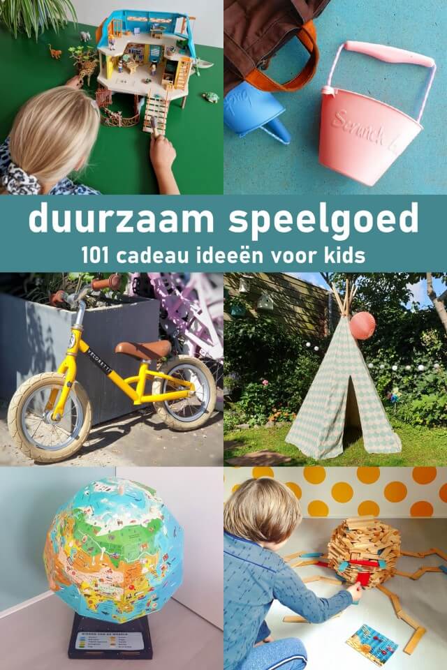 Duurzaam speelgoed: cadeau ideeën voor kinderen. Vind je het lastig om leuk eco speelgoed te vinden? Ik verzamelde het leukste duurzaam speelgoed en andere verantwoorde cadeau ideeën voor kinderen.