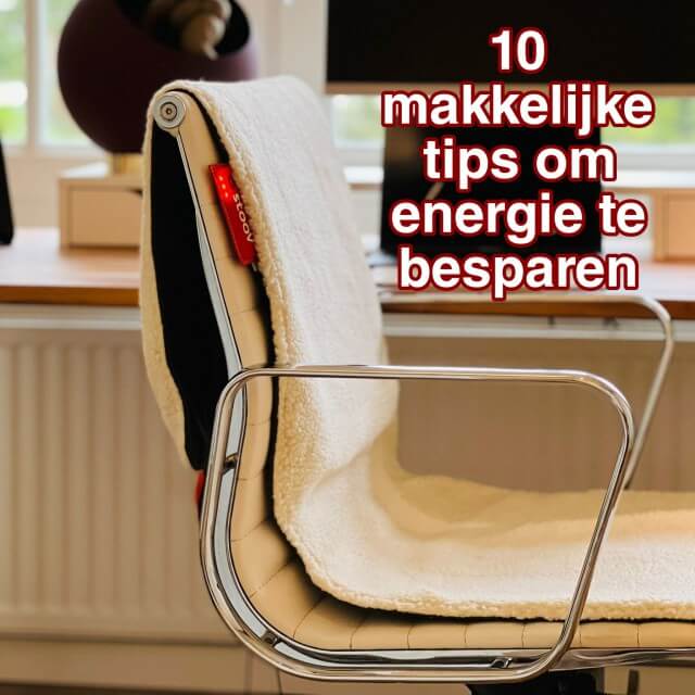 Gemakkelijk en goedkoop energie besparen: 10 snelle tips. Energiebesparen hoeft helemaal niet moeilijk of duur te zijn. Ook met kleine aanpassingen kun je al heel veel stroom, gas en geld besparen. Veel goedkoper en veel duurzamer. Daarom deel ik hier onze snelle tips om gemakkelijk en goedkoop energie te besparen. Een duurzame oplaadbare warmtedeken of warmtekussen van Stoov is lekker warm op de bank, achter je bureau of in bed. 