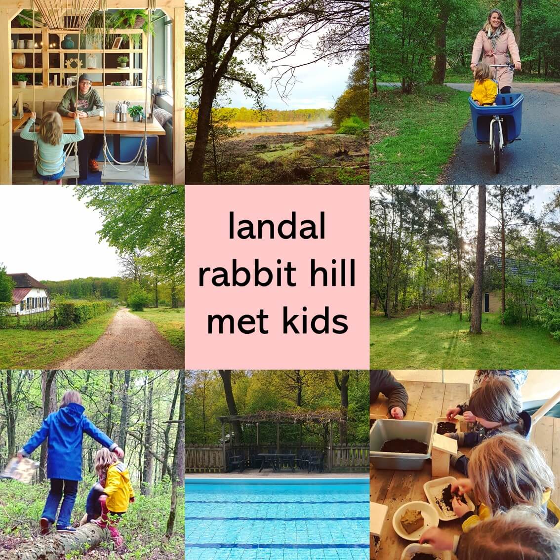 Landal Rabbit Hill met kids: de natuur in met Oerrr van Natuurmonumenten