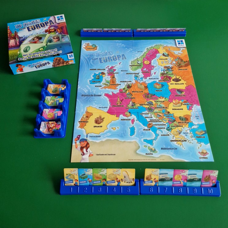 Heb je nieuwsgierige kinderen, dan zijn dit leuke nieuwe spelletjes! Deze blog is een review van 2 spellen. Een van die spellen is 10 dagen door Europa, een strategisch bordspel, waarbij je goed moet nadenken hoe je een route over ons continent kunt afleggen. Het spel is een leuk uitdagend en leerzaam spel, voor kinderen vanaf 10 jaar.
