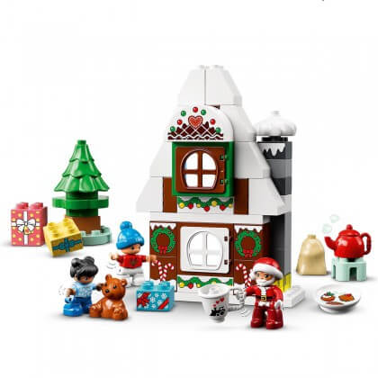 Sinterklaascadeaus pakjesavond: de leukste cadeau ideeën voor de Sint. Voor peuters en kleuters is LEGO DUPLO natuurlijk ook leuk. Zoals deze in de vorm van een peperkoekhuisje. 
