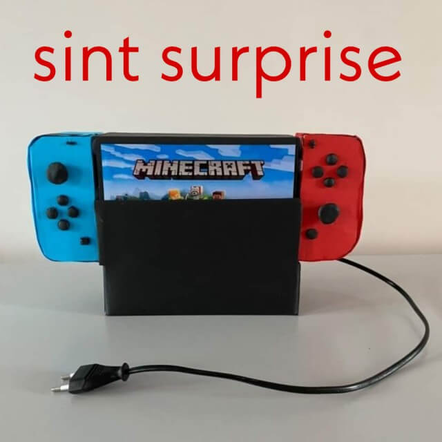 Sinterklaas surprise knutselen: leuke ideeën. De dochter van Marieke maakte ook een Nintendo Switch, maar dan met Minecraft. De favoriete game van heel veel jongens en meisjes. 