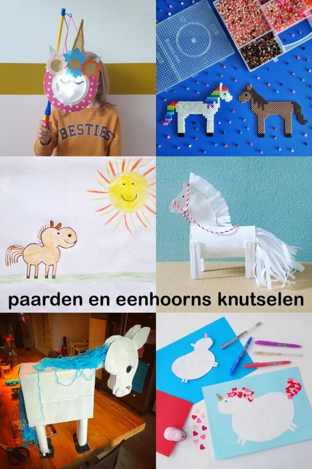 Paarden en eenhoorns knutselen en tekenen: leuke ideeën. Ben je gek op paarden en eenhoorns, oftewel unicorns? Hier vind je leuke ideeën om paarden en eenhoorns te knutselen en tekenen. Ideas for crafting and drawing horses and unicorns.