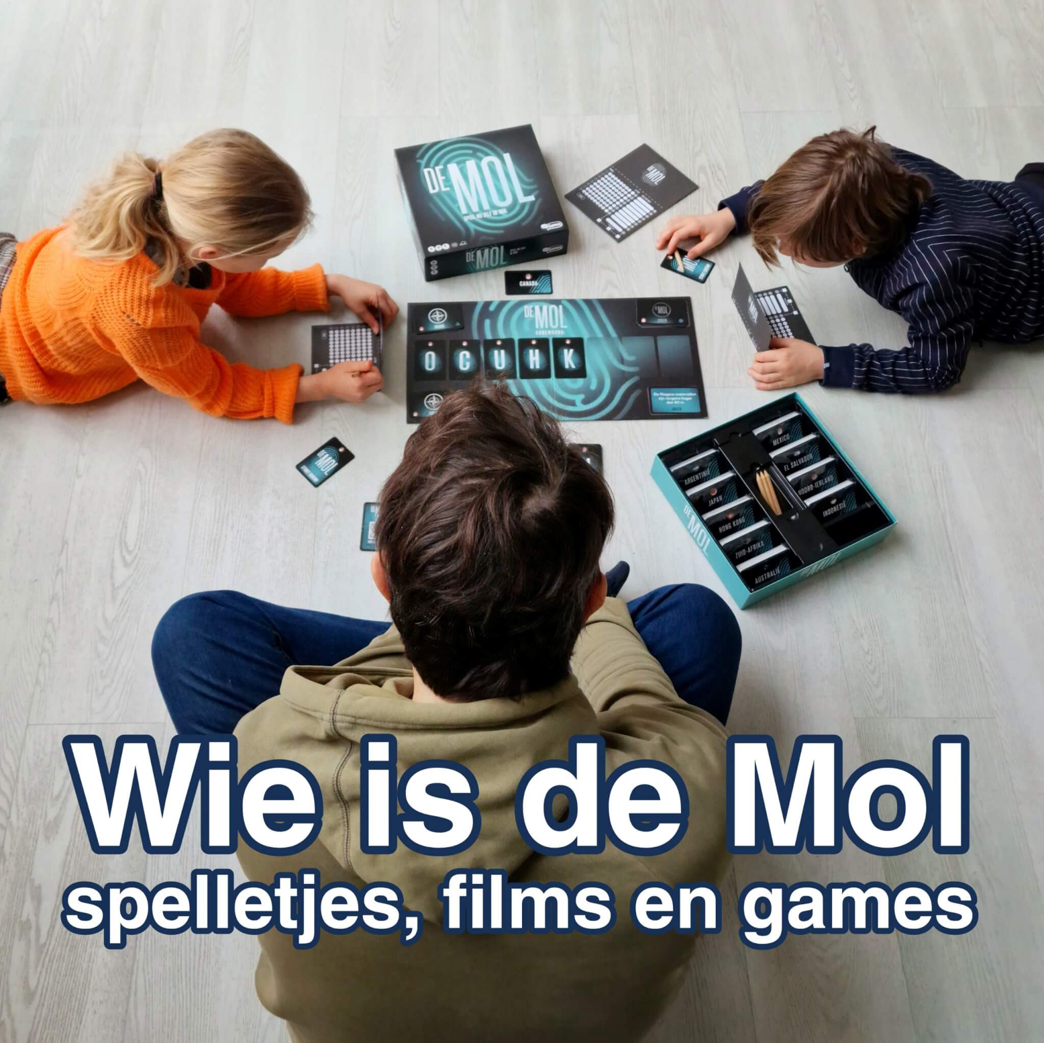 scherp Helderheid Uitroepteken Wie is de Mol: de leukste spelletjes, films en games voor fans Leuk met kids
