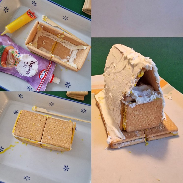 Een peperkoekhuisje of snoephuisje recept.