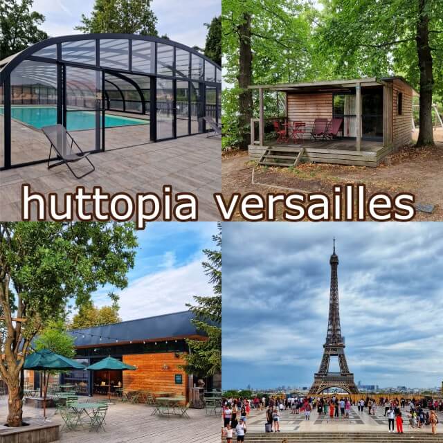 Huttopia Versailles review: camping en vakantiepark bij Parijs. Ga je met je kinderen of tieners naar Parijs, maar wil je overnachten op een rustige plek? Wij vonden camping en vakantiepark Huttopia Versailles een fijne plek aan de rand van Parijs.