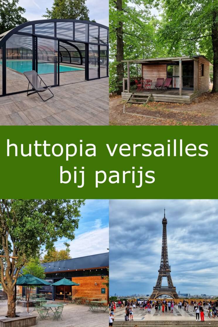 Huttopia Versailles review: camping en vakantiepark bij Parijs. Ga je met je kinderen of tieners naar Parijs, maar wil je overnachten op een rustige plek? Wij vonden camping en vakantiepark Huttopia Versailles een fijne plek aan de rand van Parijs.