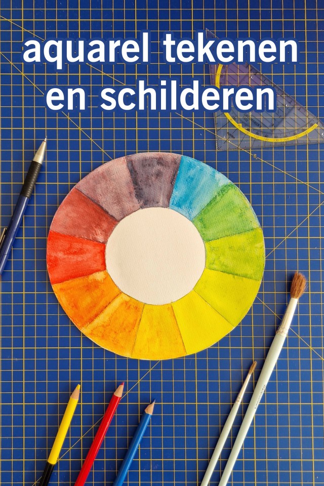 Ideeën voor aquarel tekenen en schilderen met kinderen. Jeugdsentiment: aquarelpotloden! Met aquarelpotloden teken je eerst iets met de potloden. Daarna ga je met een natte kwast er overheen. Het is dus een soort schilderen met potloden. En het geeft zo'n tof effect! In deze blog vind je leuke ideeën voor aquarel tekenen en schilderen.