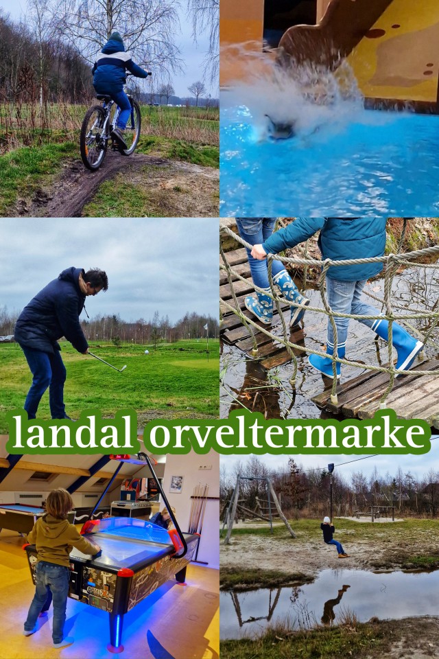 Landal Orveltermarke review kinderen en tieners: sporten en natuur. Landal Orveltermarke is leuk vakantiepark in Drenthe, voor kinderen, tieners en ouders die van sporten en natuur houden. Met onder meer een golfbaan, MTB track, speelnatuur, natuurbad en binnenzwembad. We vertellen er alles over in deze review van Landal Orveltermarke!