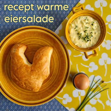 Het allerlekkerste recept voor warme eiersalade. Op zoek naar een lekker en makkelijk recept voor het ontbijt, de lunch of brunch? Maak dan ons recept voor warme eiersalade. Gezellig voor Pasen, met het paasontbijt, de paasbrunch of de paaslunch.