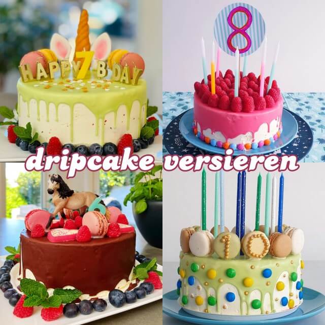 Dripcake versieren: leuke ideeën voor een verjaardagstaart. Ben je op zoek naar een spectaculaire verjaardagstaart die je makkelijk kunt maken? Dan is het ideaal om een dripcake te versieren, leuk voor jongens en meisjes. Daarom laat ik leuke voorbeelden voor kinderen zien, gemaakt met de HEMA dripcake. 