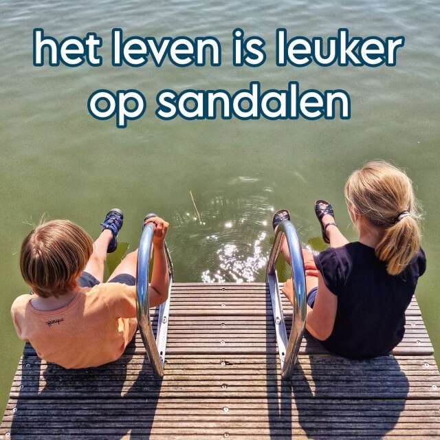 het leven is leuker op sandalen