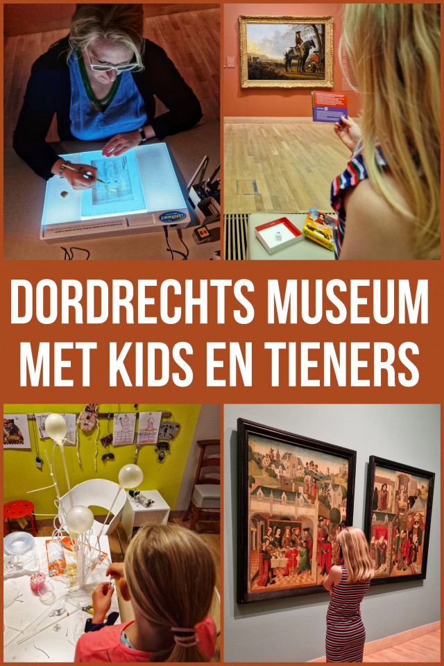 Het Dordrechts Museum met kinderen en tieners: review. Ben je al wel eens bij het Dordrechts Museum geweest met je kinderen en tieners? Een leuk kindvriendelijk uitje als gezin, zeker als je kinderen van tekenen en van geschiedenis houden! Met een vaste collectie met zes eeuwen schilderkunst, maar ook tijdelijke tentoonstellingen met vernieuwende kunst en leuke workshops. Ook hebben ze een museumdobbelspel en een tekengids. Wij geven je alvast een voorproefje.