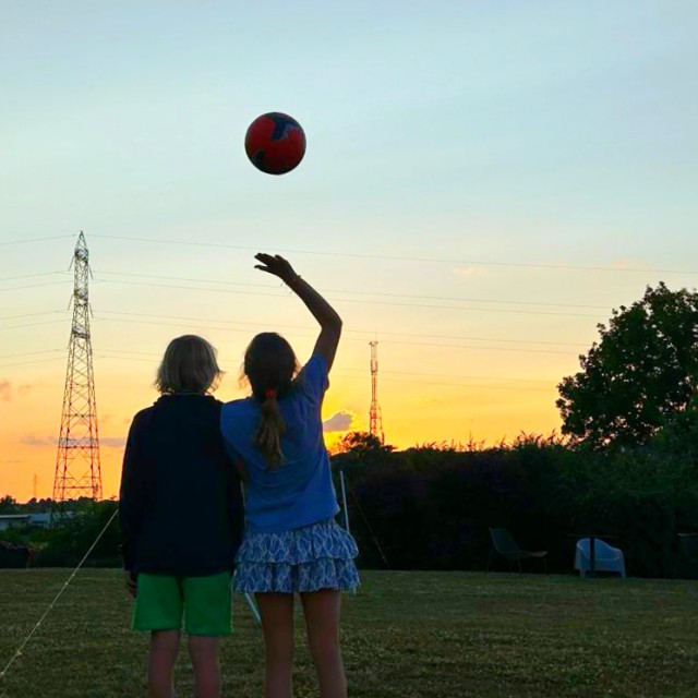 Nog even sporten of spelen in de avond.