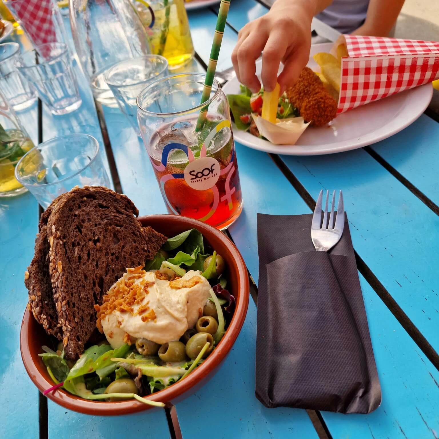 Restaurant Haddock Amsterdam speeltuin, speelhoek, voetbalveld Leuk