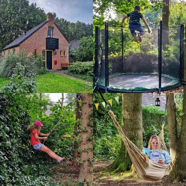 Vakantiehuis The Oakhouse bij Nijmegen heeft een tuin waar kinderen heerlijk kunnen spelen, een eigen speel-tuin. Daarnaast is op het vakantiepark nog veel meer te doen. Oh ja en het vakantiehuis heeft ook een prachtig interieur en voelt als thuis.