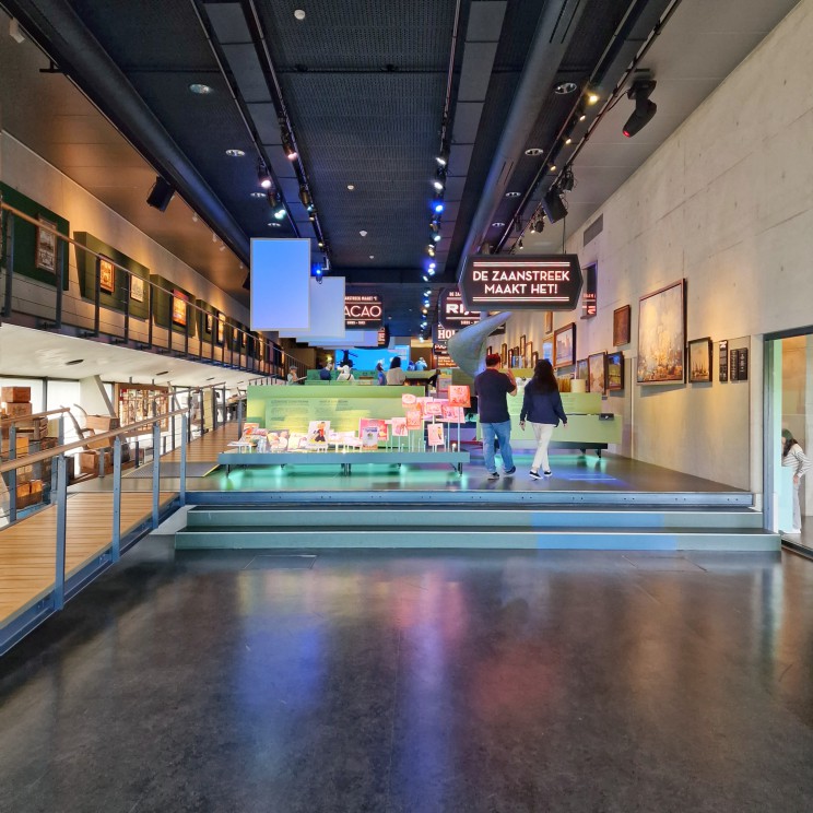 Onze kinderen vonden vooral de verschillende interactieve elementen in het Zaans Museum heel leuk. 