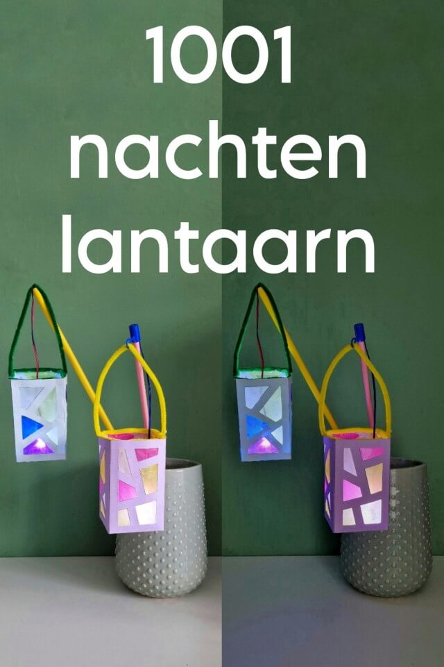 1001 nachten lantaarn knutselen, lampje voor Kerst of Sint Maarten. Het is weer tijd om een lampion te knutselen! Leuk voor Sint Maarten, maar ze staan ook super gezellig gezellig met kerst. Dit keer knutselen we een 1001 nachten lantaarn. Met gratis printable download. Leuk voor Sint Maarten, de Ramadan of voor Kerst. 